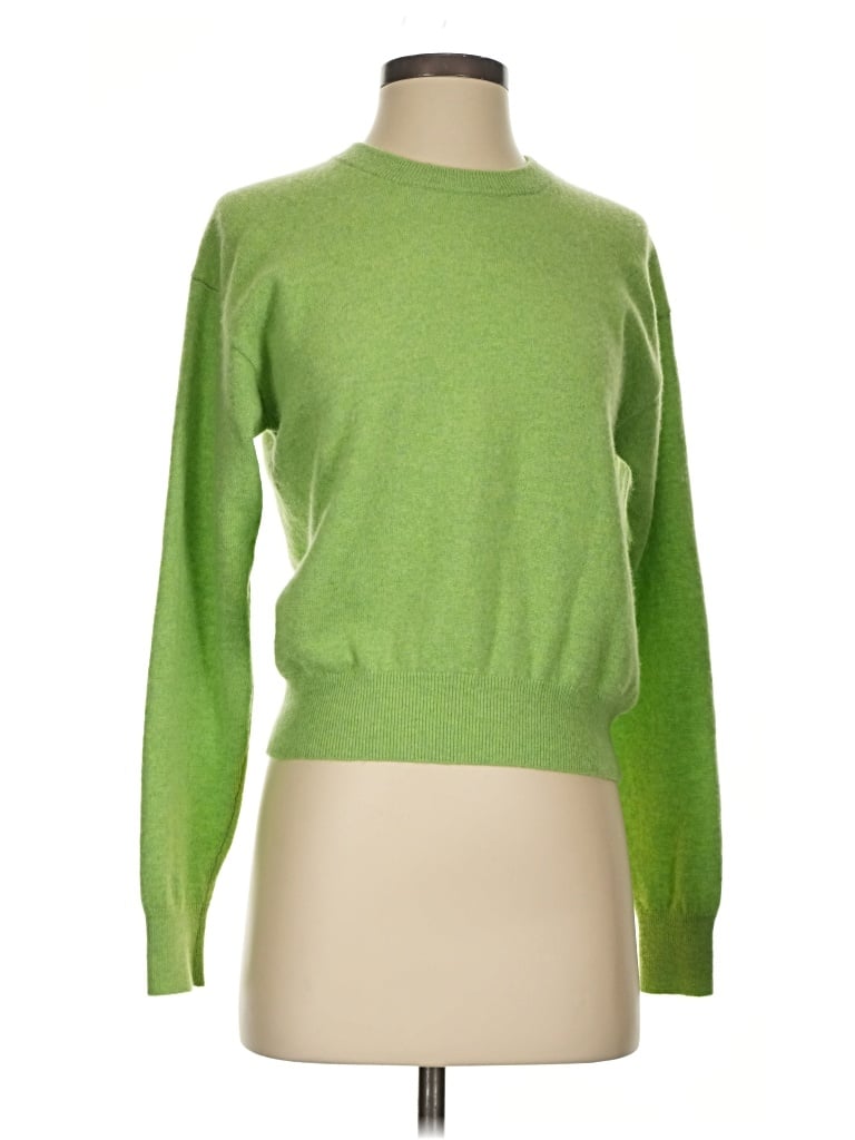 Pre-owned Wilfred Cashmere Pullover Sweater In Green