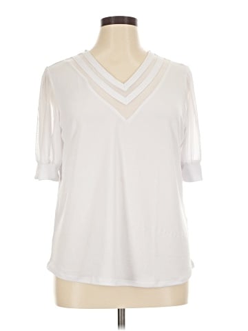 NY Collection 3/4 Sleeve T-Shirt (view 1)