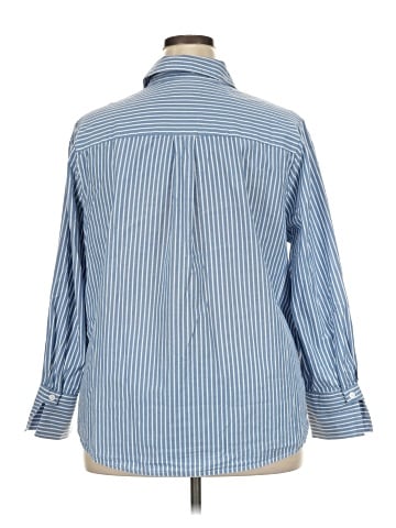 Ava & Viv 3/4 Sleeve Button-Down Shirt (view 2)