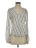 Max Studio 100% Rayon Silver Long Sleeve Blouse Size S - photo 1