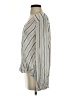 Max Studio 100% Rayon Silver Long Sleeve Blouse Size S - photo 5