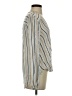 Max Studio 100% Rayon Silver Long Sleeve Blouse Size S - photo 4