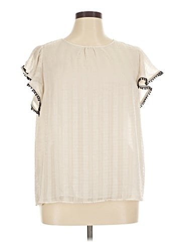 Ann Taylor Short Sleeve Top (view 1)