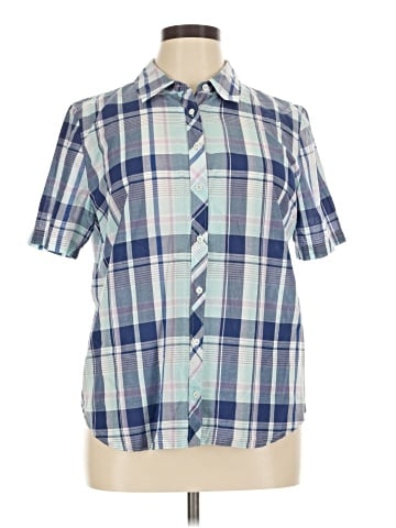 Talbots Short Sleeve Button-Down Shirt (view 1)