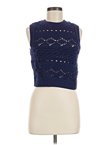 Madewell Crochet-Knit Sweater Vest (view 1)