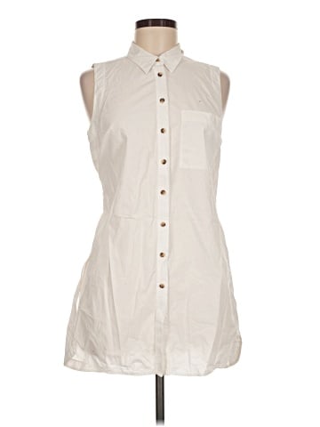 Maeve Sleeveless Button-Down Shirt (view 1)
