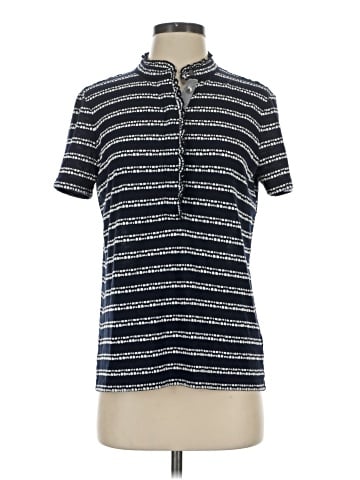 Tory Burch Short Sleeve Henley (view 1)