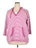 Basic Editions 100% Cotton Pink Pullover Sweater Size 2X - photo 1
