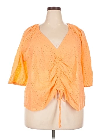 Sanctuary 3/4 Sleeve Blouse (view 1)