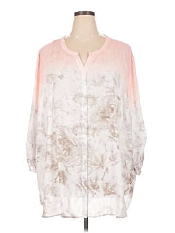 Catherines 3/4 Sleeve Blouse (view 1)