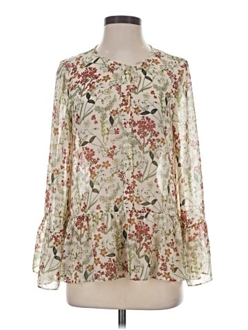 Max Studio Long Sleeve Blouse (view 1)