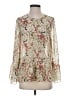 Max Studio 100% Polyester Ivory Long Sleeve Blouse Size S - photo 1