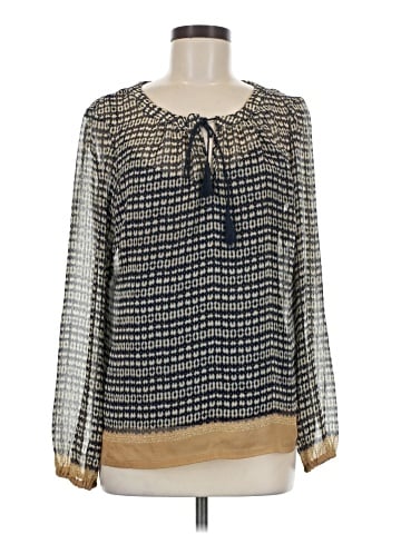 Rose + Olive Long Sleeve Blouse (view 1)