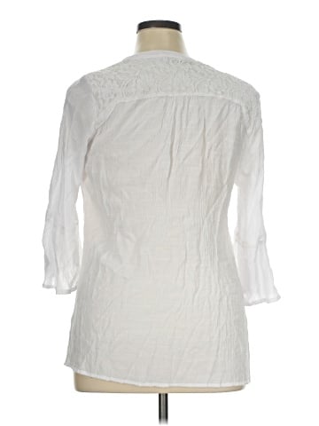 Kim Rogers 3/4 Sleeve Button-Down Shirt (view 2)