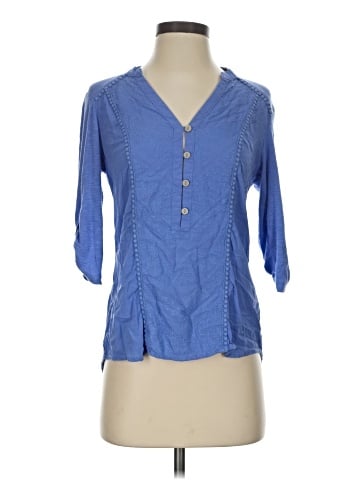 Democracy 3/4 Sleeve Blouse (view 1)