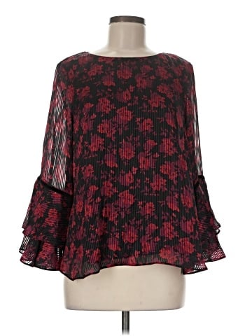 Kasper Long Sleeve Blouse (view 1)