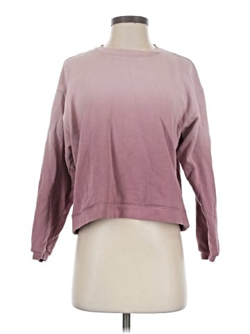 Madewell Dip-Dye (Re)sourced Cotton Swing Sweatshirt (view 1)
