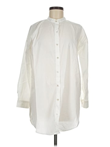 Eileen Fisher Long Sleeve Button-Down Shirt (view 1)