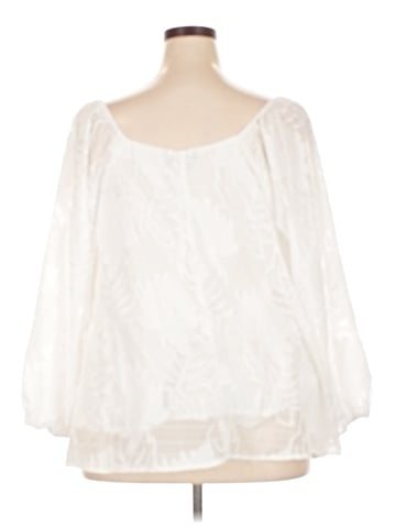The Pyramid Collection 3/4 Sleeve Blouse (view 2)