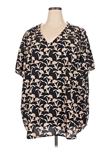 Meri Skye Short Sleeve Blouse (view 1)