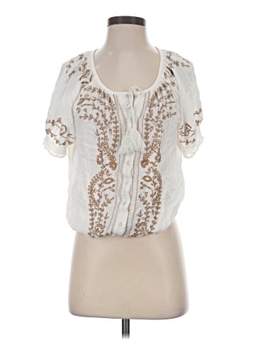 Boston Proper Short Sleeve Blouse (view 1)