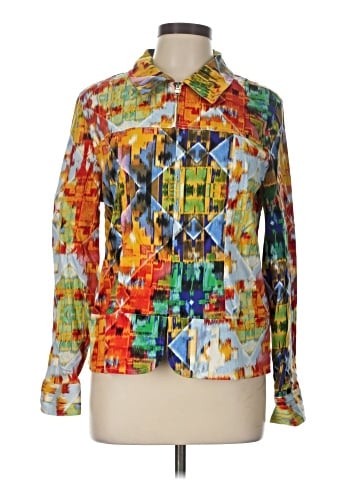 Erin London Long Sleeve Button-Down Shirt (view 1)
