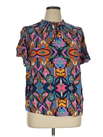 Chelsea & Theodore Short Sleeve Blouse (view 1)