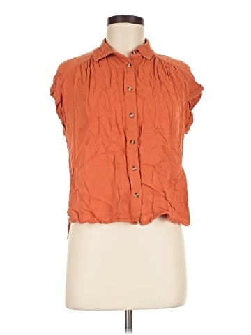 Rose + Olive Short Sleeve Blouse (view 1)