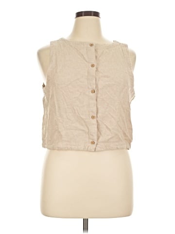 Gap Sleeveless Button-Down Shirt (view 1)