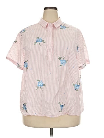 Lands' End Short Sleeve Blouse (view 1)