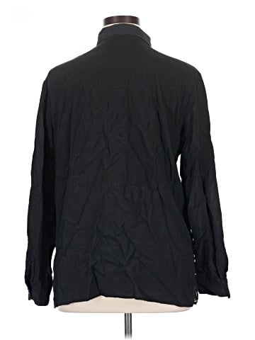 Sag Harbor Long Sleeve Silk Top (view 2)