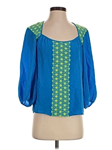Nanette Lepore 3/4 Sleeve Silk Top (view 1)