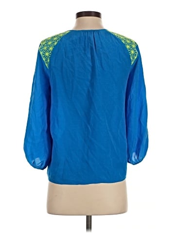 Nanette Lepore 3/4 Sleeve Silk Top (view 2)