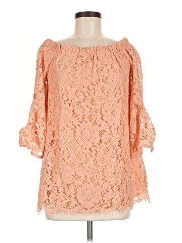 Do & Be 3/4 Sleeve Blouse (view 1)