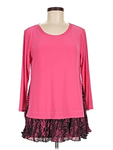 Attitudes by Renee 3/4 Sleeve Top (view 1)