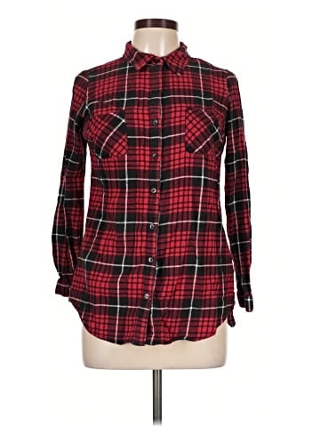 No Boundaries Long Sleeve Button-Down Shirt (view 1)