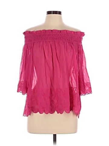 Trina Turk 3/4 Sleeve Silk Top (view 1)