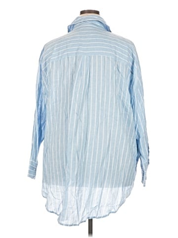 Lane Bryant 3/4 Sleeve Button-Down Shirt (view 2)
