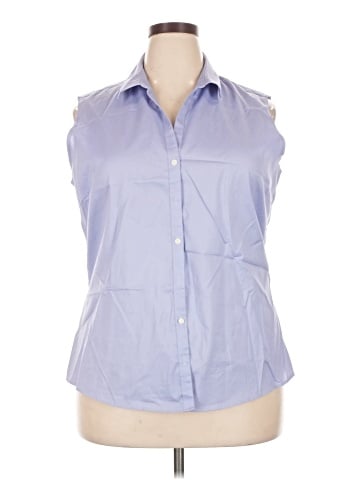 Eddie Bauer Sleeveless Button-Down Shirt (view 1)