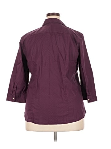 Eddie Bauer 3/4 Sleeve Button-Down Shirt (view 2)