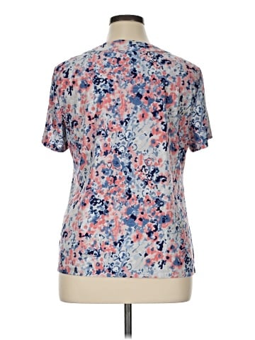 JM Collection Short Sleeve Blouse (view 2)