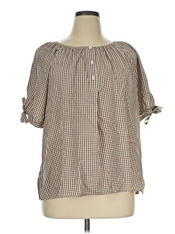 Max Studio 3/4 Sleeve Blouse (view 1)