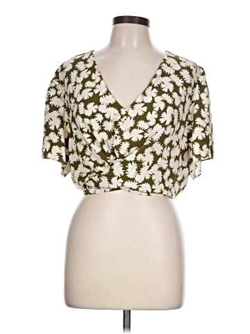Banana Republic Factory Store Short Sleeve Blouse (view 1)