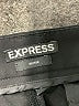 Express Solid Black Active Pants Size 8 - photo 7