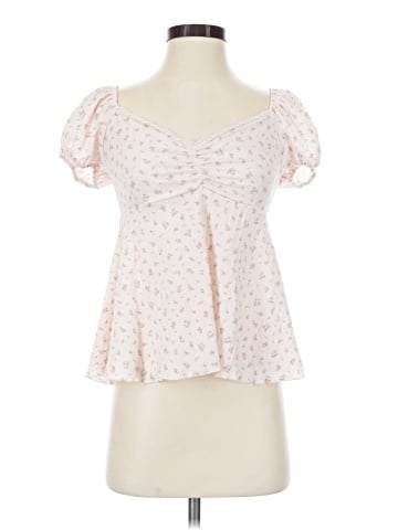Pink Republic Short Sleeve Blouse (view 1)