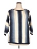 Chaps Stripes Blue Pullover Sweater Size 2X - photo 1