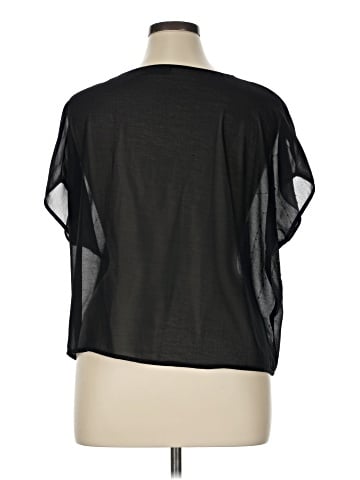 a.n.a. A New Approach Short Sleeve Blouse (view 2)
