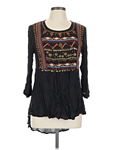 HD in Paris 3/4 Sleeve Blouse (view 1)