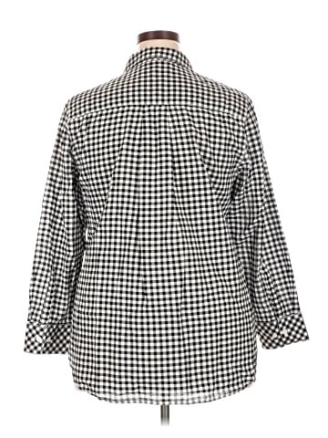 Lane Bryant 3/4 Sleeve Button-Down Shirt (view 2)