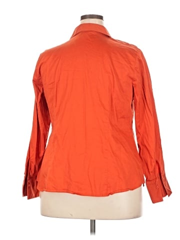 Lane Bryant 3/4 Sleeve Button-Down Shirt (view 2)